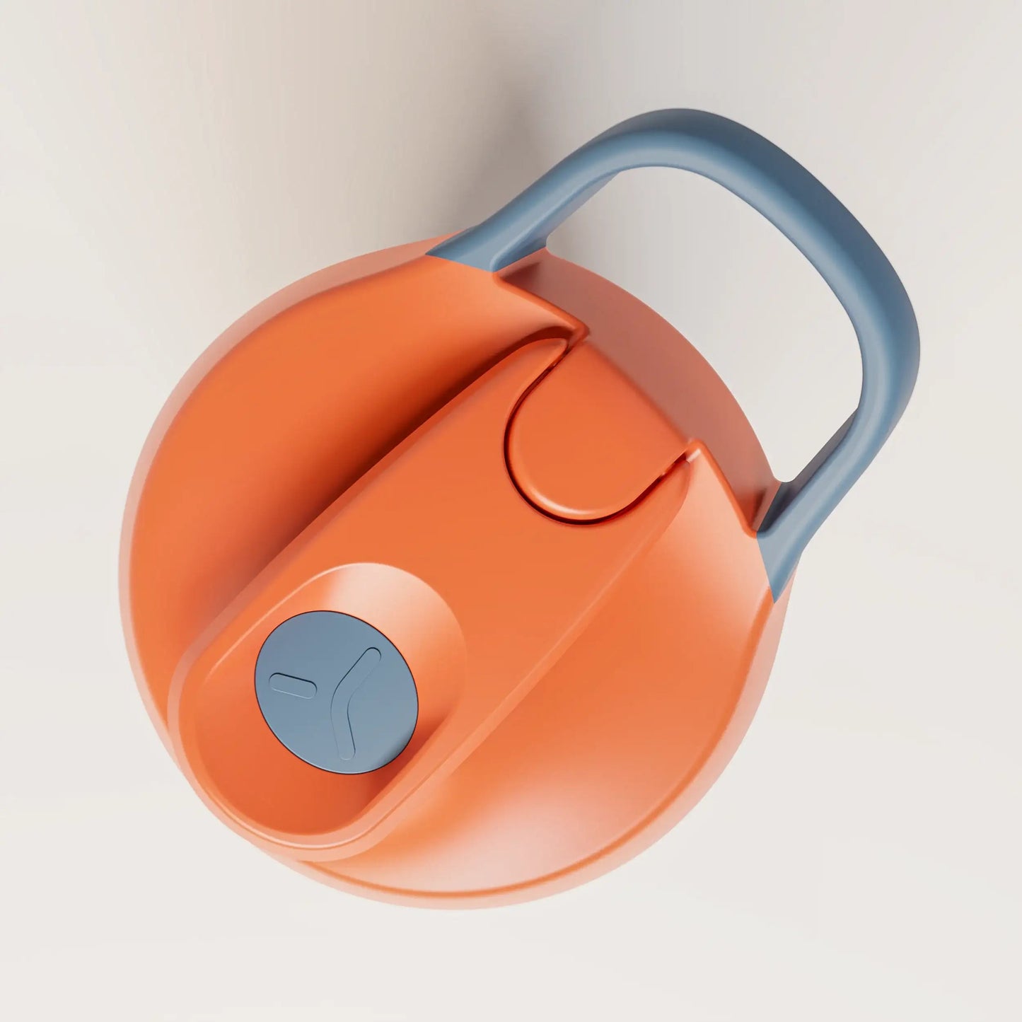 ecozen-performance-shaker-bottle-d9 SHKR_24700_P-S1.1_burntOrange_midnightBlue_1_7_topDown_noDOF_edit.png